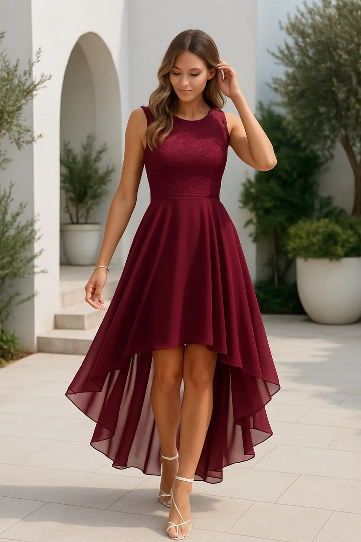 Kaitlyn | Women’s Wedding Guest High-Low Elegant Dress